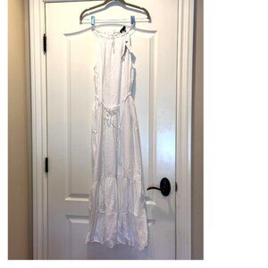 Banana Republic White Maxi Dress Size 6 Petite